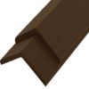 DEKING PROFIL UGAONI 2700X50X50  MOKA - 1