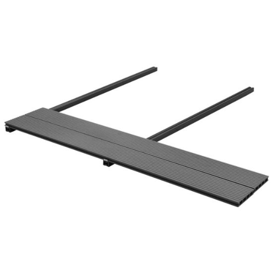 DEKING PLOČA ZA TERASU 2250X140X25 TAMNO SIVA