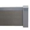 PROFIL POČETNI/ZAVRŠNI ZA DEKING OGRADU SIVI 2320x42x60mm - 1