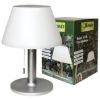 SOLARNA LED STONA LAMPA 28CM SREBRNA - 1