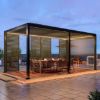 PERGOLA BIOKLIMATSKA LUX ANTRACIT 3X6X2.5M ALU ELEKTRO KONTROL I LED SVETLOM - 1