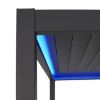 PERGOLA BIOKLIMATSKA LUX ANTRACIT 3X6X2.5M ALU ELEKTRO KONTROL I LED SVETLOM - 3