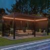 PERGOLA BIOKLIMATSKA LUX ANTRACIT 3X6X2.5M ALU ELEKTRO KONTROL I LED SVETLOM - 7