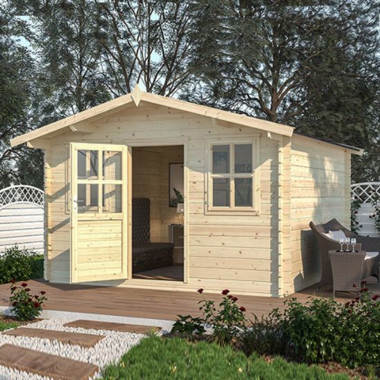KUĆICA DRVENA KORZIKA 3.4x3.4m 28mm