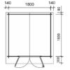 KUĆICA DRVENA CAPRI 1.8X1.8m 28mm(ima pod nema pokrivku) - 4
