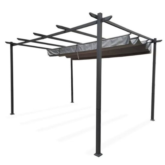 PERGOLA  3X4M  TAMNO SIVA