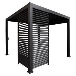 PREGRADA ZA BIOKLIMATKU PERGOLU ANTRACIT SA LAMELAMA 973798 I 973799 ALU 93X236 CM