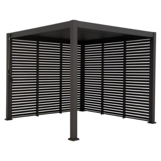 PREGRADA ZA BIOKLIMATKU PERGOLU ANTRACIT SA LAMELAMA 973798 I 973799 ALU 93X236 CM