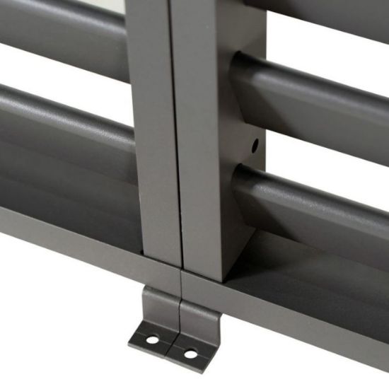 PREGRADA ZA BIOKLIMATKU PERGOLU ANTRACIT SA LAMELAMA 973798 I 973799 ALU 93X236 CM
