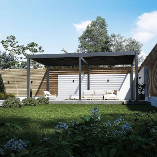 PERGOLA BIOKLIMATSKA ANTRACIT LUX 3X6X2.5M ALU