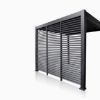 PREGRADA  SA LAMELAMA ZA BIOKLIMATSKU PERGOLU ANTRACIT 973795 93X236 CM - 2