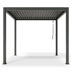 PERGOLA BIOKLIMATSKA ANTRACIT BASIC 3X3X2.5M ALU
