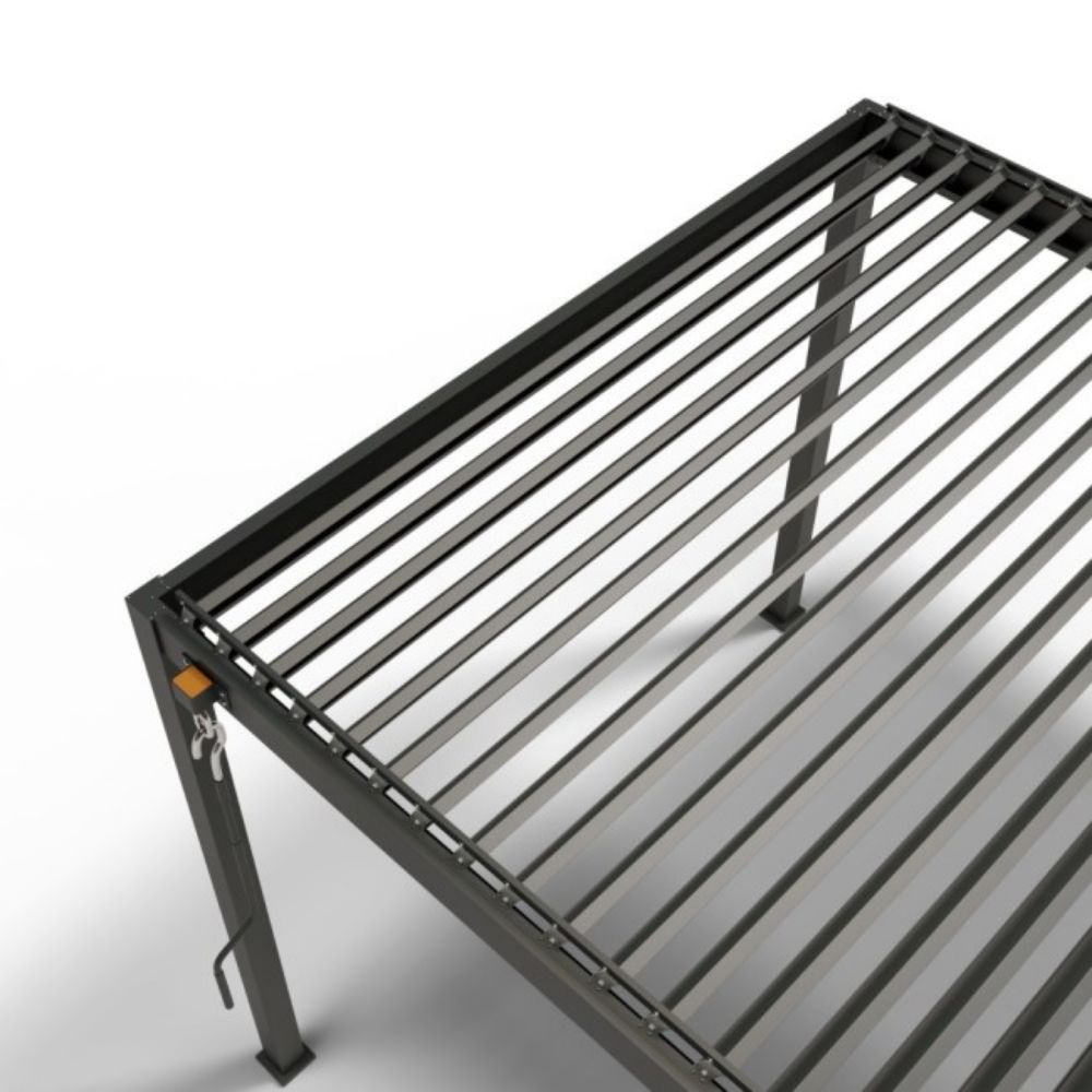 PERGOLA BIOKLIMATSKA ANTRACIT BASIC 3X3X2.5M ALU