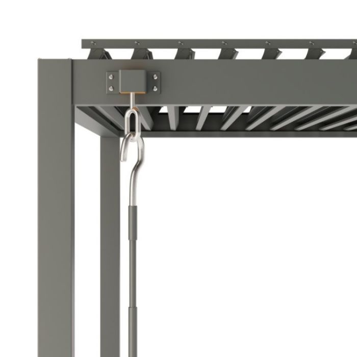 PERGOLA BIOKLIMATSKA ANTRACIT BASIC 3X3X2.5M ALU