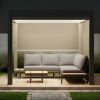 PERGOLA BIOKLIMATSKA ANTRACIT BASIC 3X3X2.5M ALU - 7