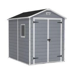 KUĆICA BASTENSKA SIVA PVC MANOR 185.8X236.8X227 CM