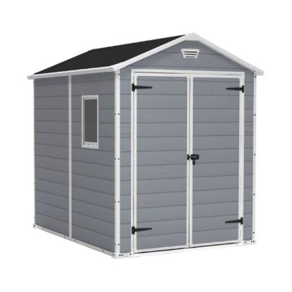 KUĆICA BASTENSKA SIVA PVC MANOR 185.8X236.8X227 CM
