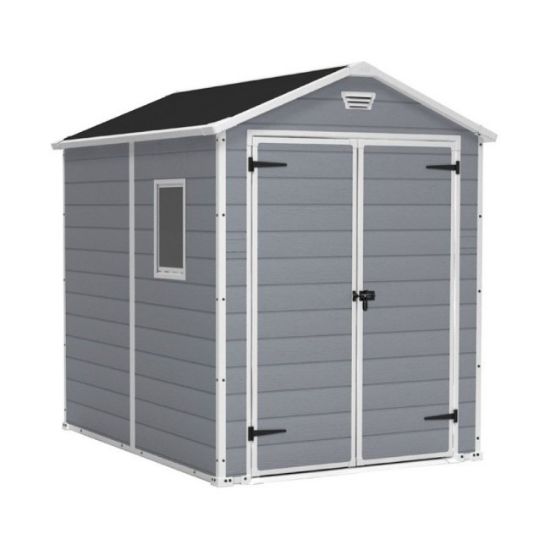 KUĆICA BASTENSKA SIVA PVC MANOR 185.8X236.8X227 CM