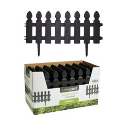 OGRADICA PLASTIČNA CRNA 50X30CM KOOPMAN DSY 24