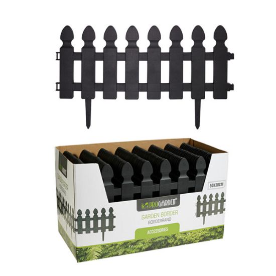 OGRADICA PLASTIČNA CRNA 50X30CM KOOPMAN DSY 24