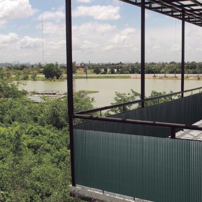Slika PARAVAN PVC TRSKA 1X3m ZELENA