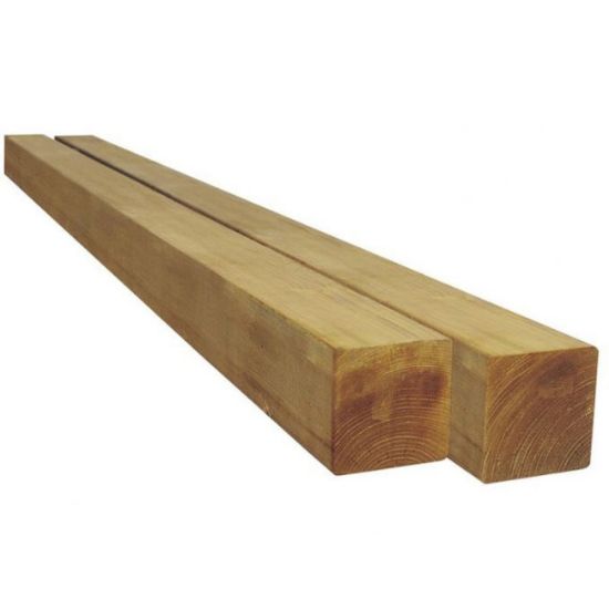 STUB KVADRATNI DREVNI 88X88X3000mm
