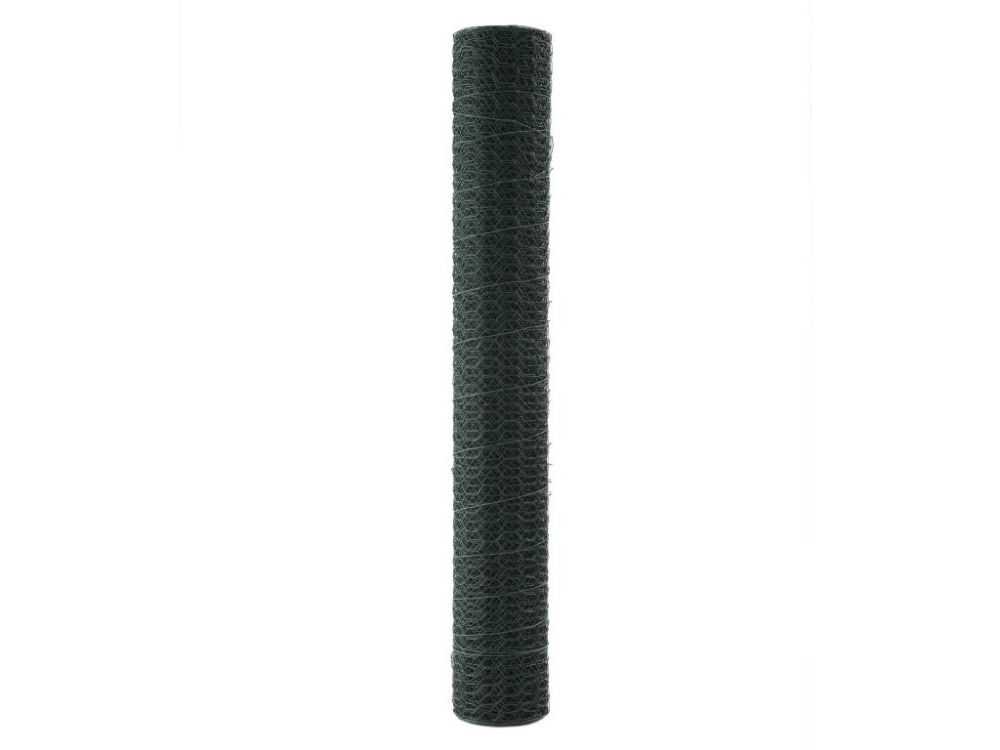 ZICANO PLETIVO  ZELENO HEKSAGONALNO L-5m H-  50cm promer rupe 13x1.0mm