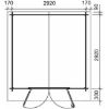 KUĆICA DRVENA CIPRUS 2.9x2.9m (sa podom i pokrivkom za krov) - 4