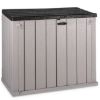 OSTAVA BAŠTANSKA PVC 129.5X74X5X111CM SIVA-ANTRACIT - 1
