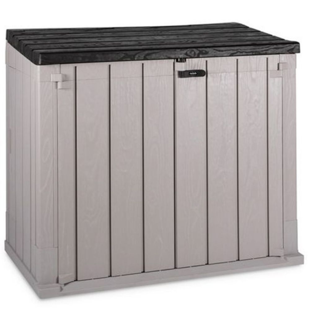 OSTAVA BAŠTANSKA PVC 129.5X74X5X111CM SIVA-ANTRACIT