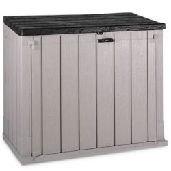 OSTAVA BAŠTANSKA PVC 129.5X74X5X111CM SIVA-ANTRACIT