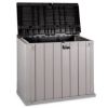 OSTAVA BAŠTANSKA PVC 129.5X74X5X111CM SIVA-ANTRACIT - 2