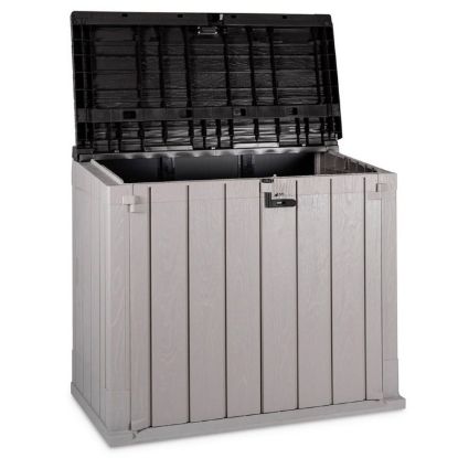 OSTAVA BAŠTANSKA PVC 129.5X74X5X111CM SIVA-ANTRACIT