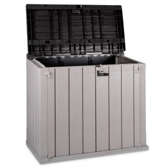 OSTAVA BAŠTANSKA PVC 129.5X74X5X111CM SIVA-ANTRACIT