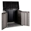 OSTAVA BAŠTANSKA PVC 129.5X74X5X111CM SIVA-ANTRACIT - 3