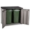 OSTAVA BAŠTANSKA PVC 129.5X74X5X111CM SIVA-ANTRACIT - 5