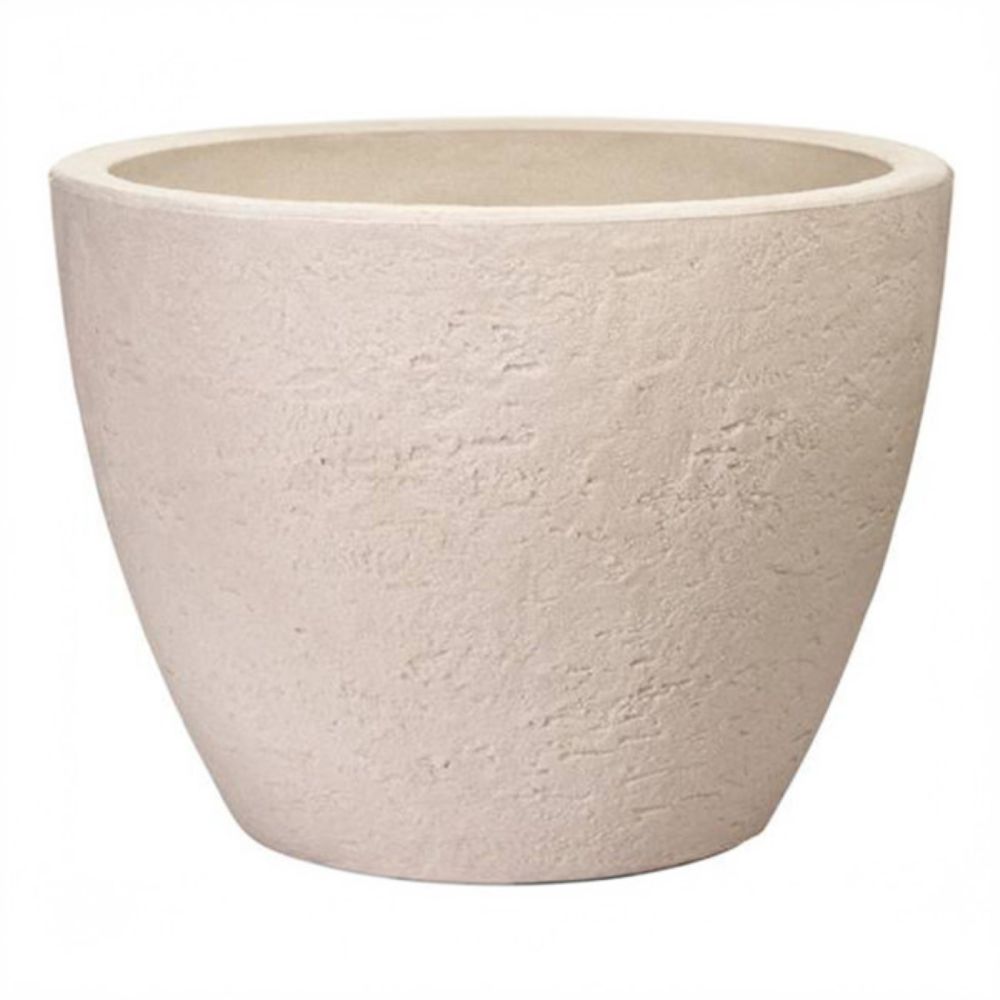 SAKSIJA OKRUGLA STONE BEŽ 79X57CM KOOPMAN