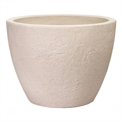 SAKSIJA OKRUGLA STONE BEŽ 79X57CM KOOPMAN