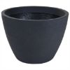 SAKSIJA OKRUGLA STONE ANTRACIT 79X57CM KOOPMAN - 1