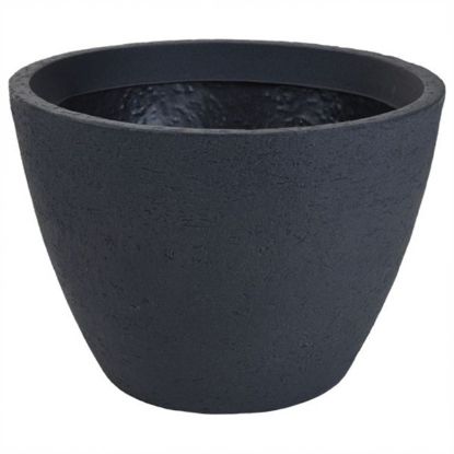 SAKSIJA OKRUGLA STONE ANTRACIT 79X57CM KOOPMAN