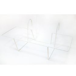 DRZAČ ZA ŽARDINJERE BELI 50 cm