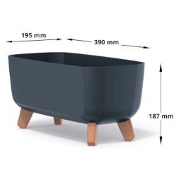 SAKSIJA GRACIJA CASE 40CM ANTRACIT