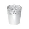 SAKSIJA ČIPKA  LACE OKRUGLA FI 14CM BELA - 1