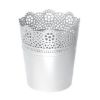 SAKSIJA ČIPKA LACE OKRUGLA FI 16CM BELA - 1
