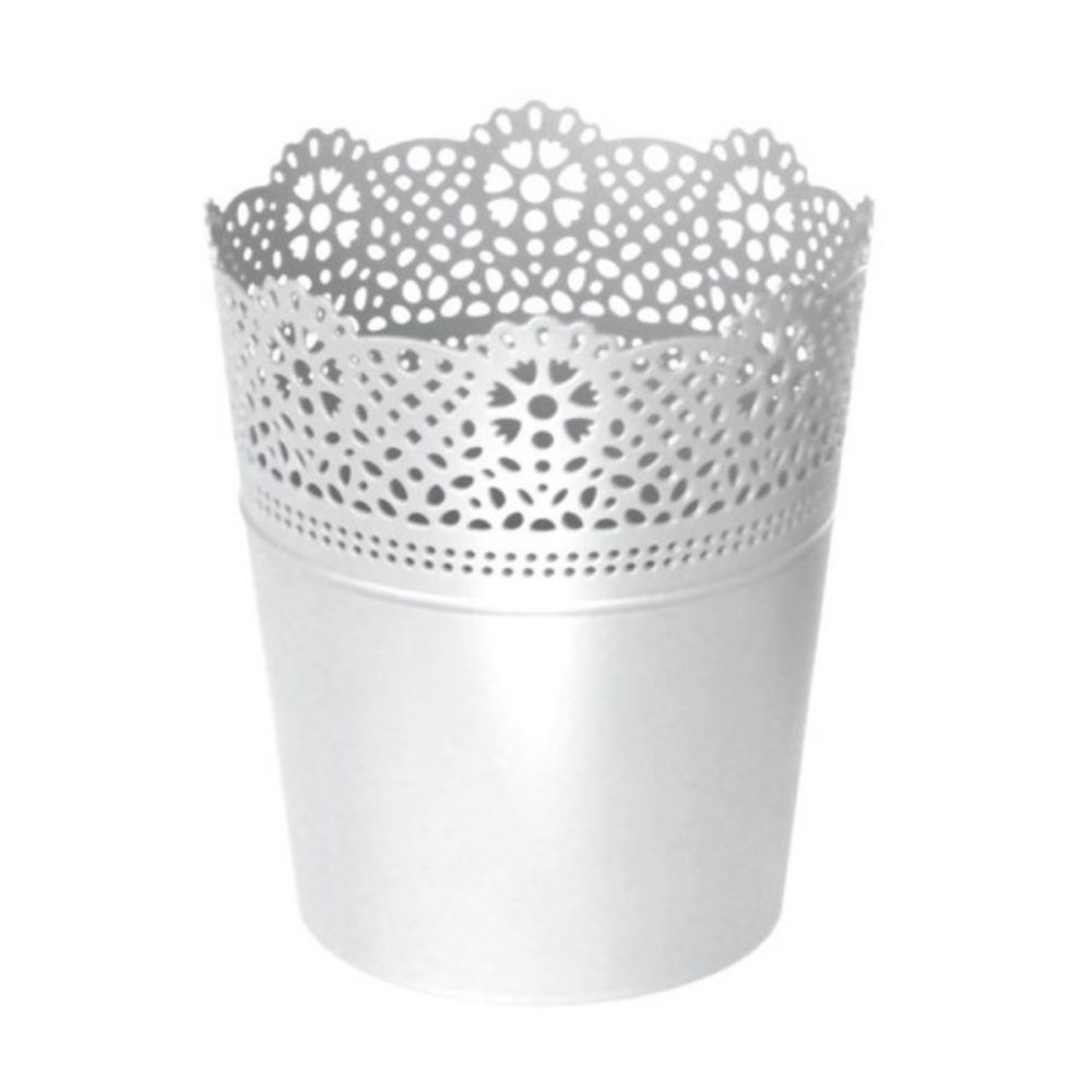 SAKSIJA ČIPKA LACE OKRUGLA FI 16CM BELA