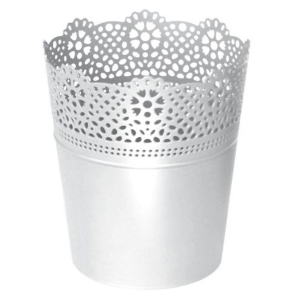 SAKSIJA ČIPKA LACE OKRUGLA FI 18CM BELA