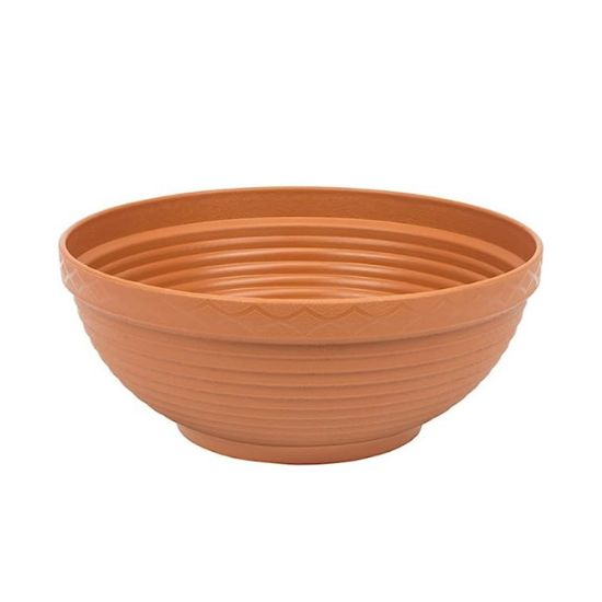 SAKSIJA OVALNA MISA 15CM TERACOTA