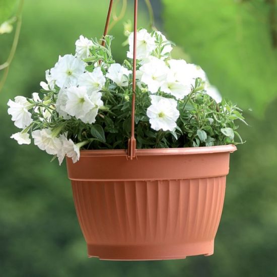 SAKSIJA VISECA PVC TERRACOTE 23CM