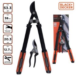 MAKAZE ZA BAŠTU SET 2KOM  BLACK AND DECKER