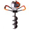 BUŠAČ RUPA ZA ZEMLJU MOTORNI 52CM3 2KS BURGIJE SET 100-150-200MM ADK GTD5202 - 1